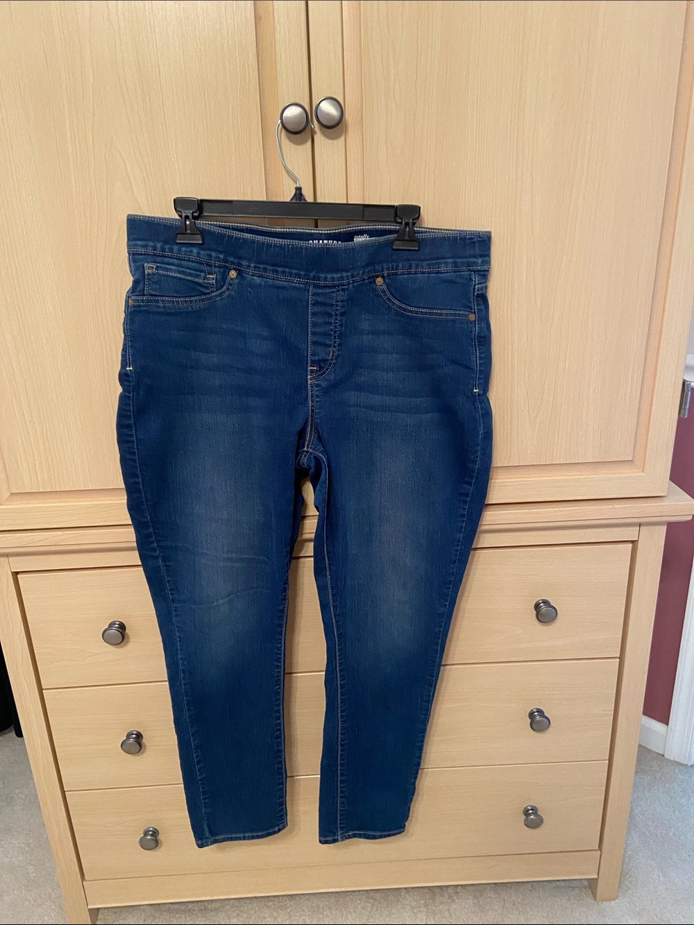 Signature by Levi Strauss Dark Blue Skinny Stretch Jeans